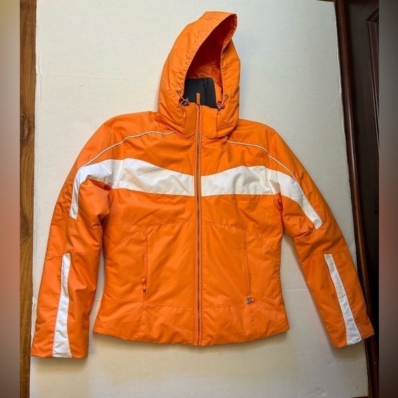 NILS women’s ski/snow boarding winter jacket full zip with velcro flap Sz-12 F15 - Picture 5 of 14